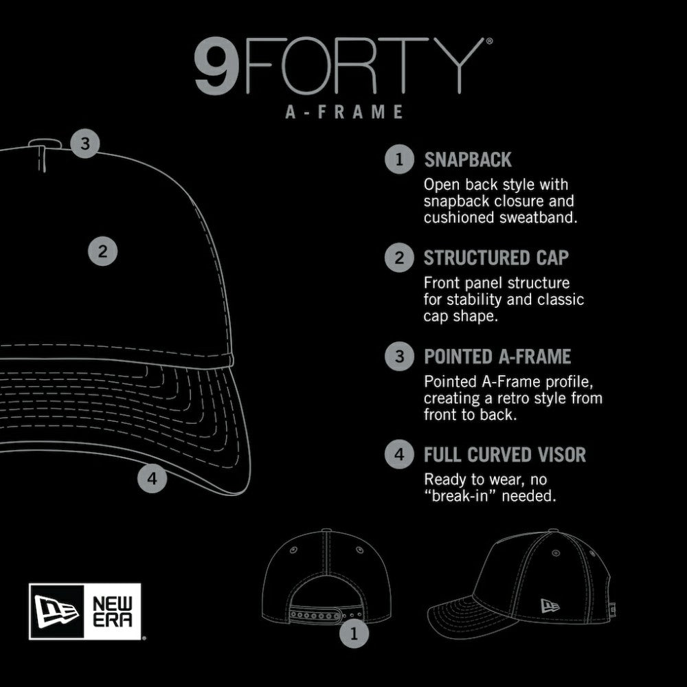 Tampa Bay Rays New Era Gradient 9FORTY M-Crown Adjustable Hat - Navy Hats