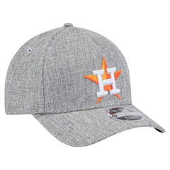 Houston Astros New Era Cotton Weave M-Crown A-Frame 9FORTY Adjustable Hat - Gray Hats