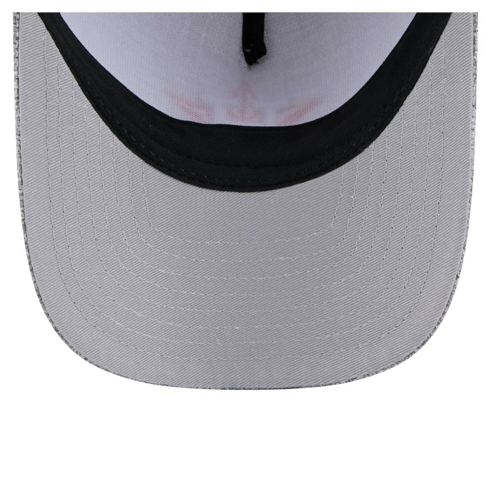 Houston Astros New Era Cotton Weave M-Crown A-Frame 9FORTY Adjustable Hat - Gray Hats
