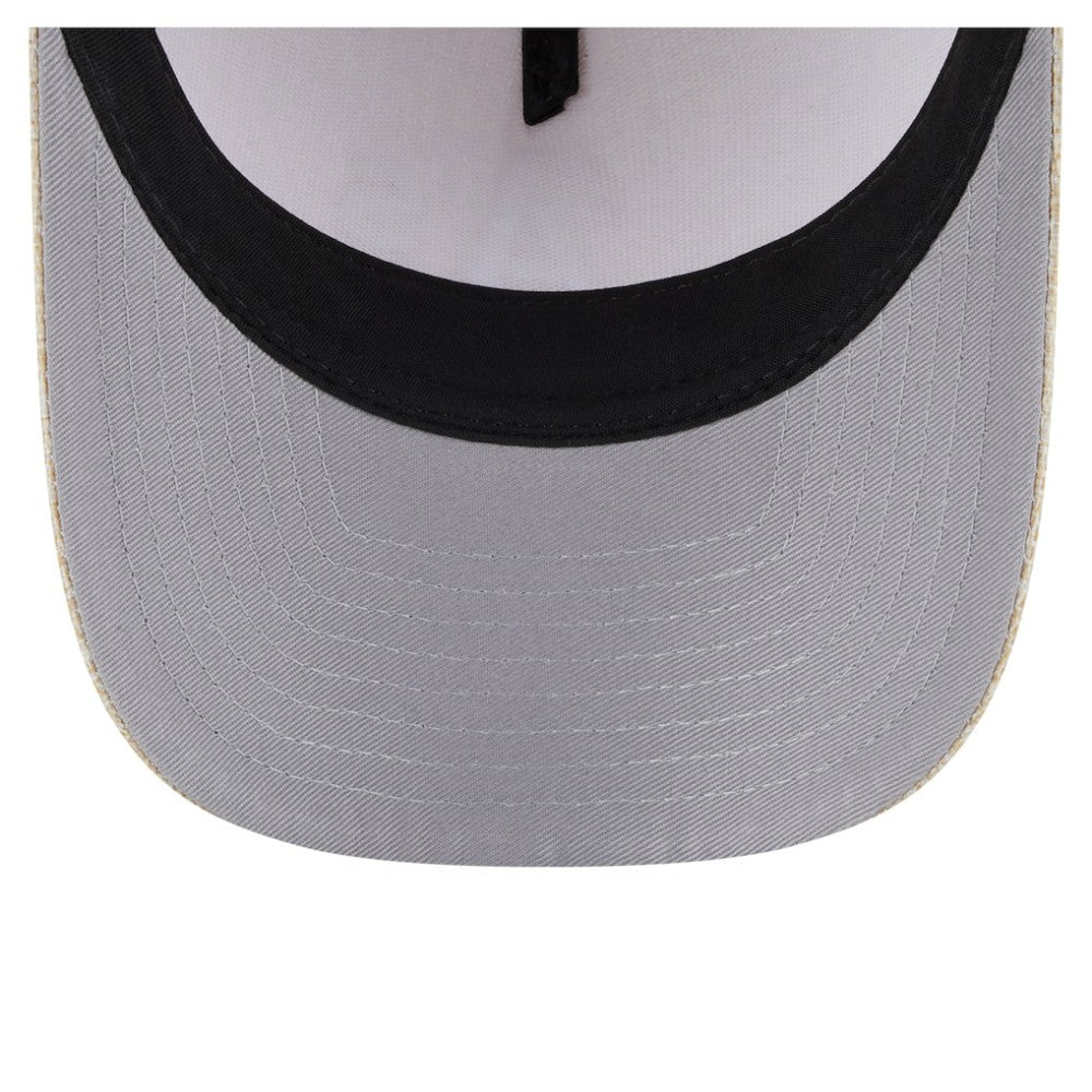 Athletics New Era Cotton Weave M-Crown A-Frame 9FORTY Adjustable Hat - Beige Hats