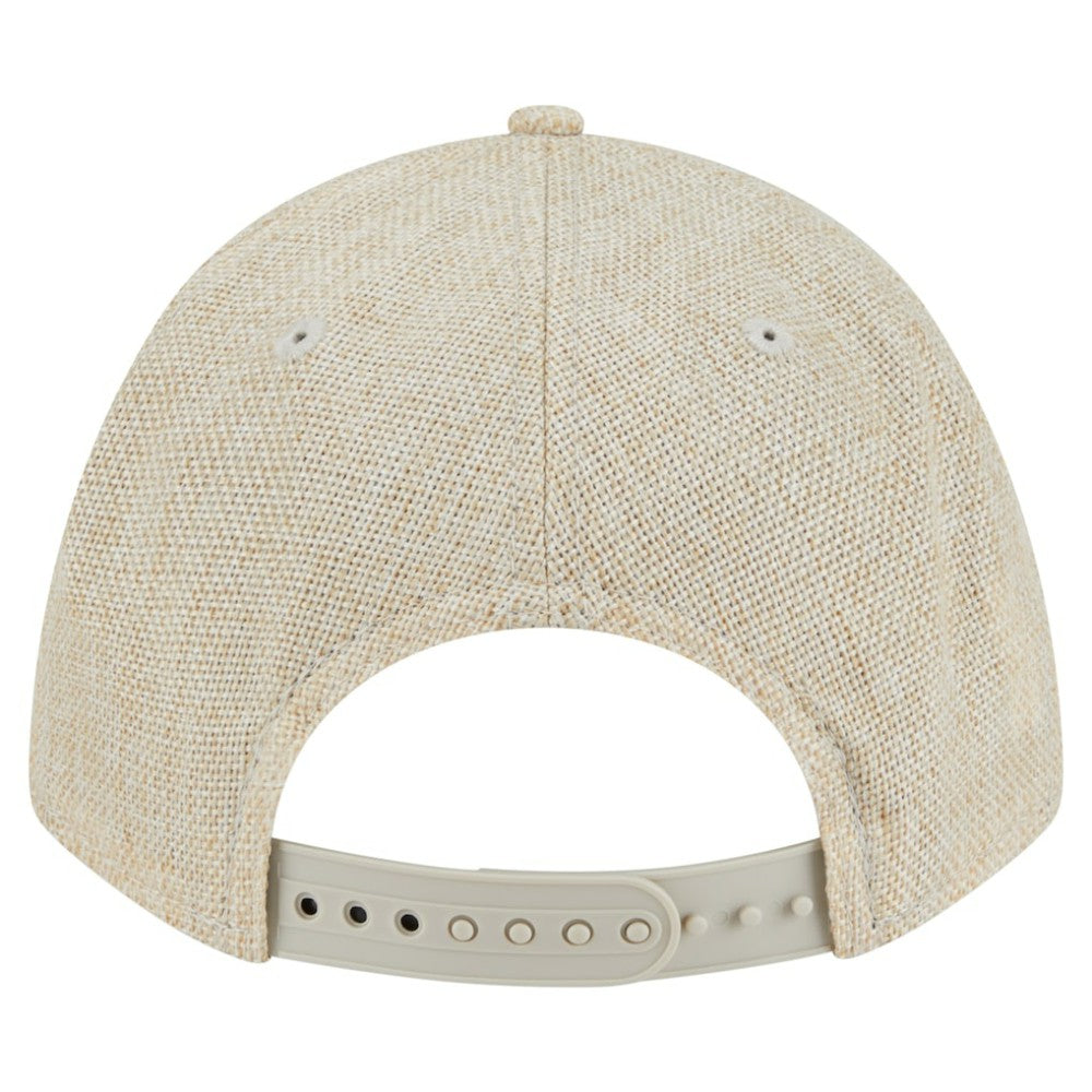 Pittsburgh Pirates New Era Cotton Weave M-Crown A-Frame 9FORTY Adjustable Hat - Beige Hats