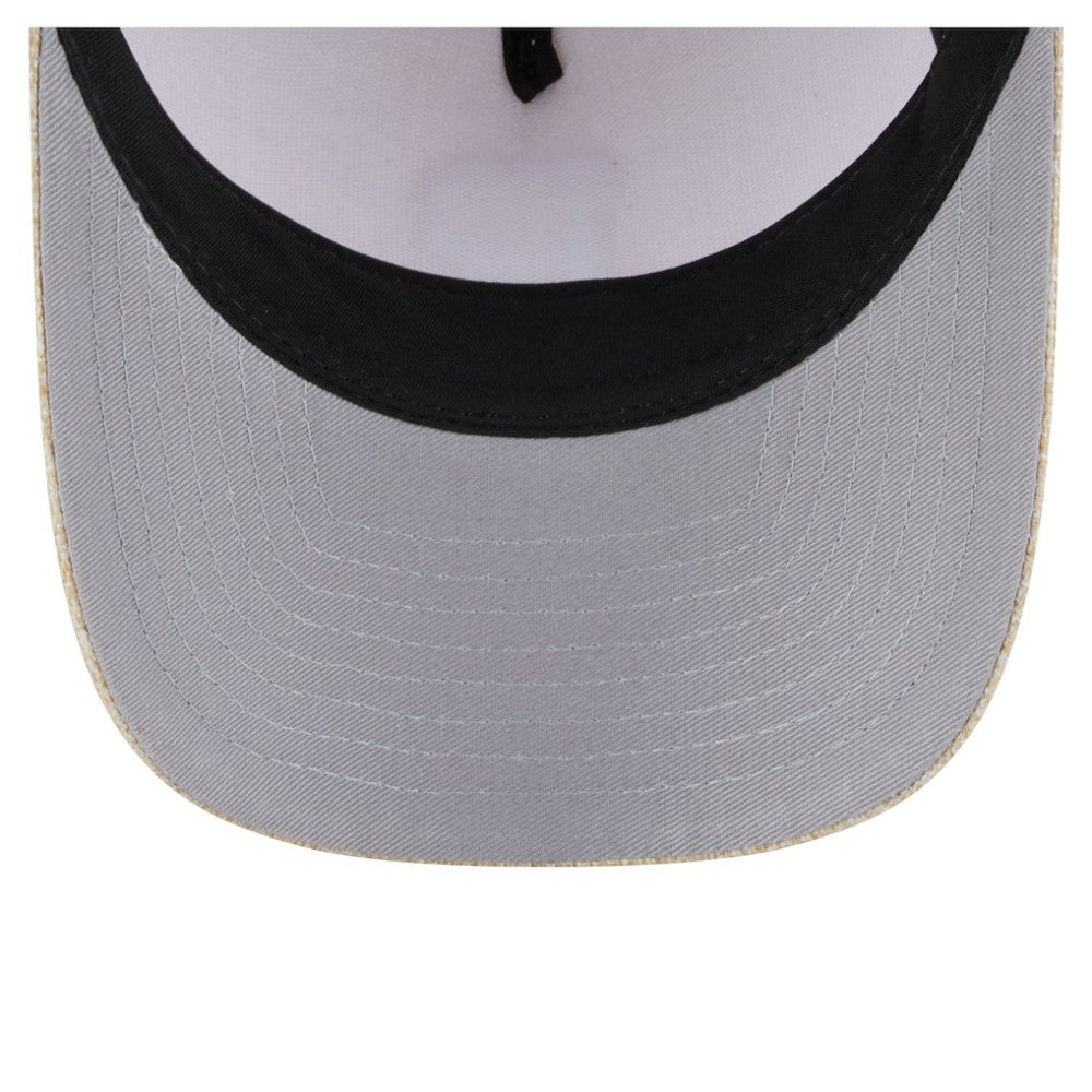 Pittsburgh Pirates New Era Cotton Weave M-Crown A-Frame 9FORTY Adjustable Hat - Beige Hats