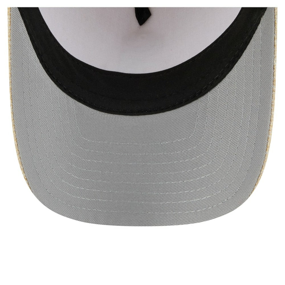 Chicago White Sox New Era Cotton Weave M-Crown A-Frame 9FORTY Adjustable Hat - Beige Hats
