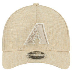 Arizona Diamondbacks New Era Cotton Weave M-Crown A-Frame 9FORTY Adjustable Hat - Beige Hats