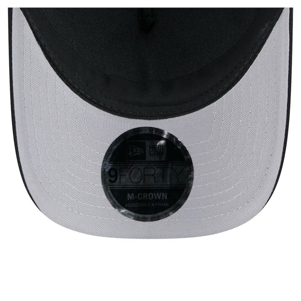Pittsburgh Pirates New Era Gradient 9FORTY A-Frame M-Crown Trucker Adjustable Hat - Black Hats
