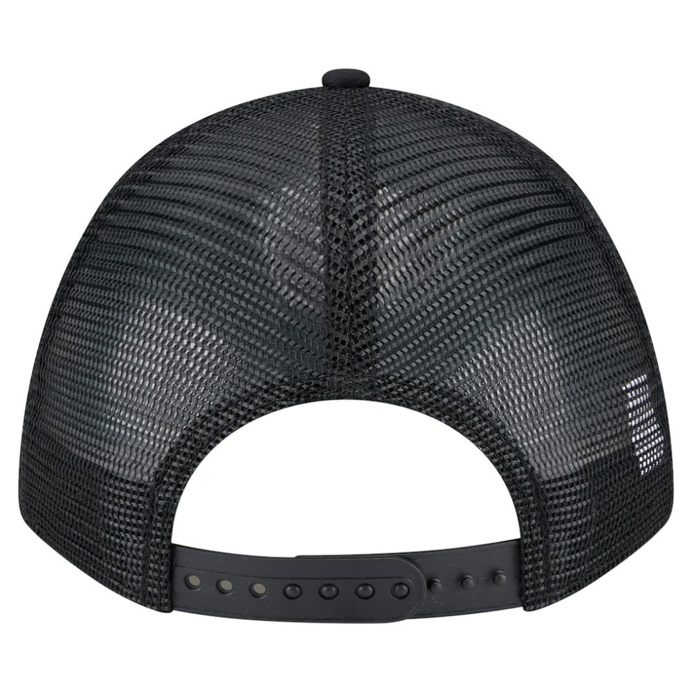 San Francisco Giants New Era Gradient 9FORTY A-Frame M-Crown Trucker Adjustable Hat - Black Hats