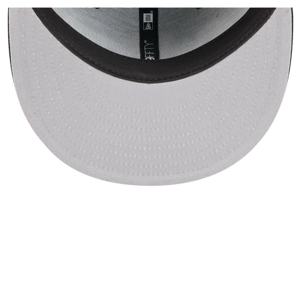 Pittsburgh Pirates New Era Overlap 59FIFTY Fitted Hat - Black Hats