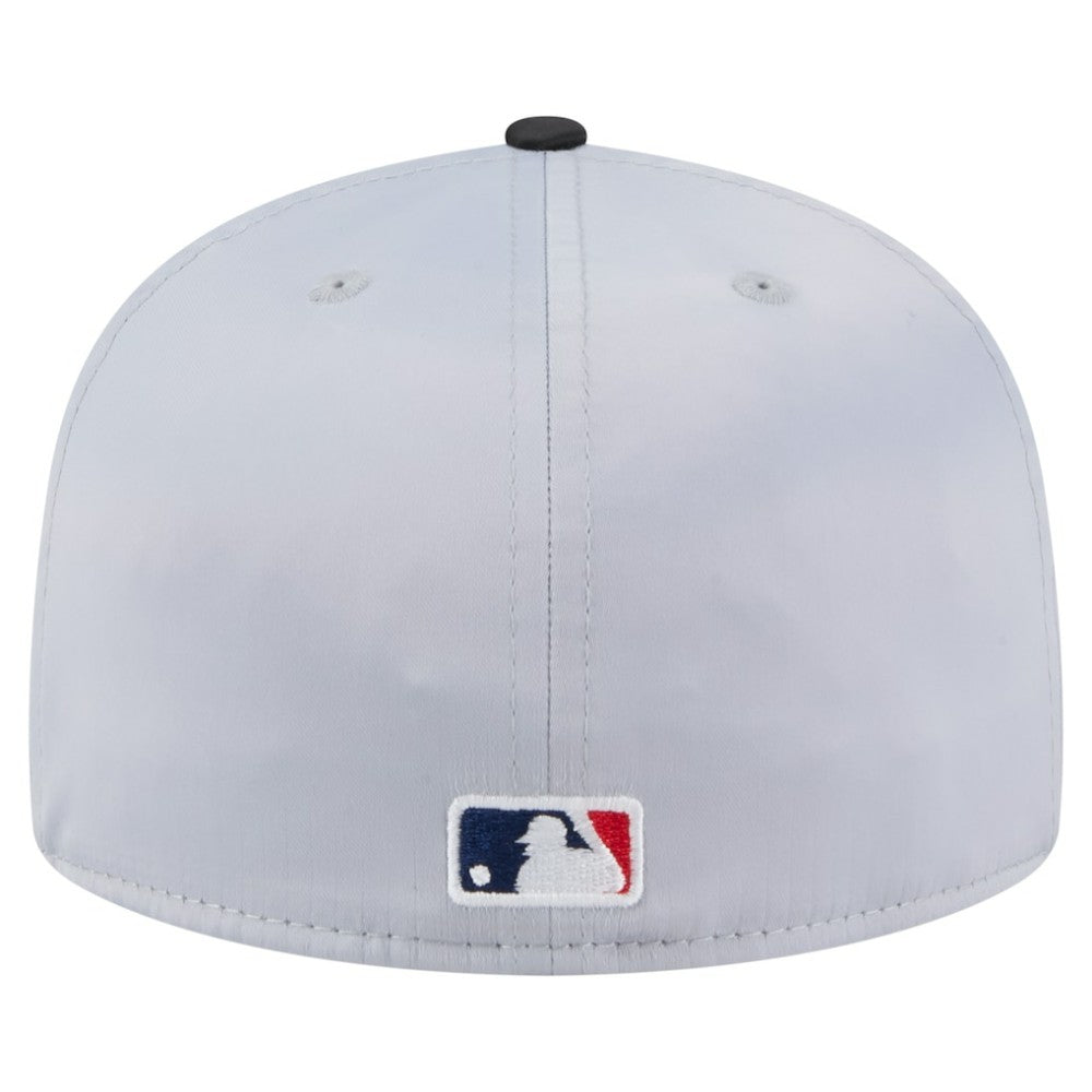 San Francisco Giants New Era Satin 59FIFTY Fitted Hat - Gray/Black Hats