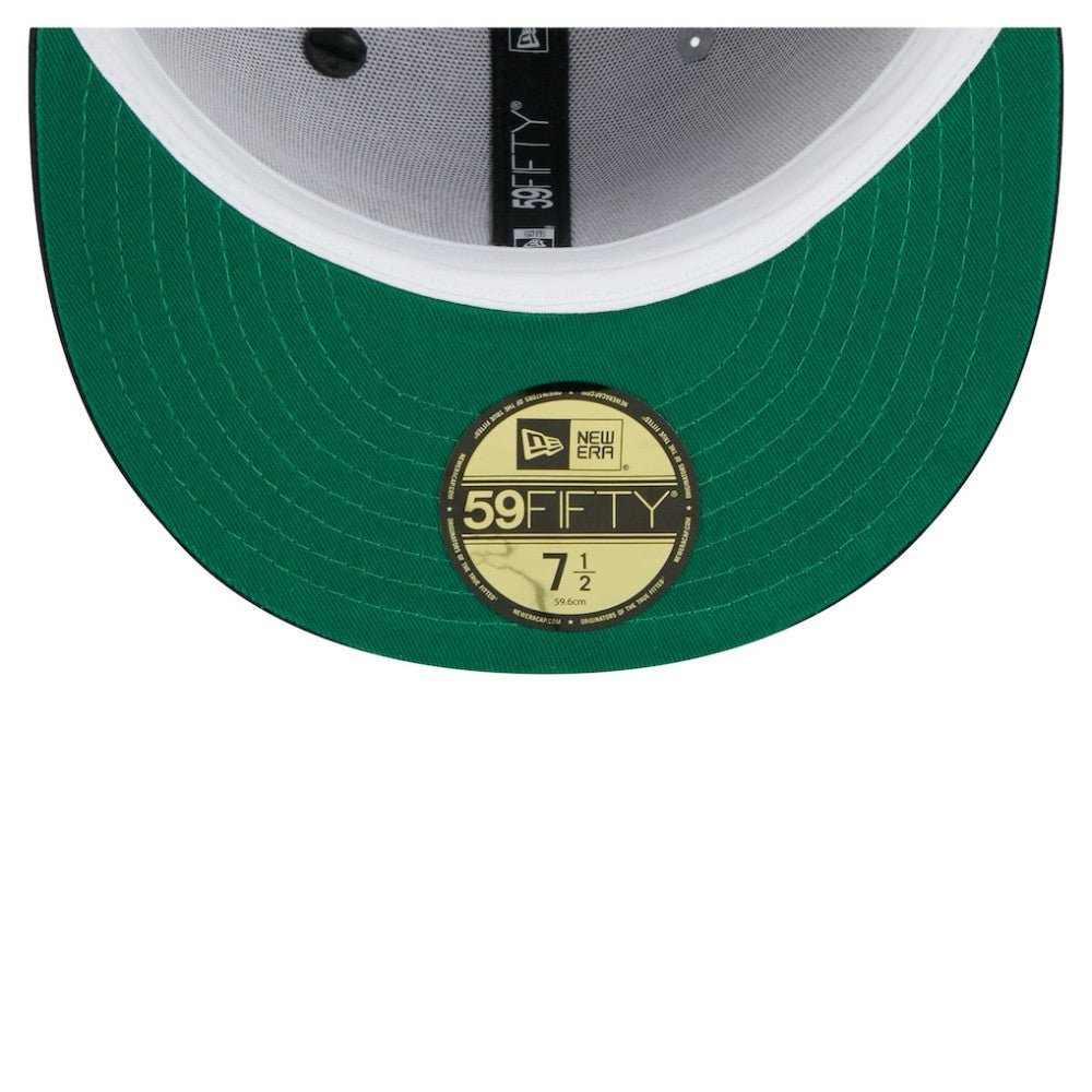 San Francisco Giants New Era Satin 59FIFTY Fitted Hat - Gray/Black Hats