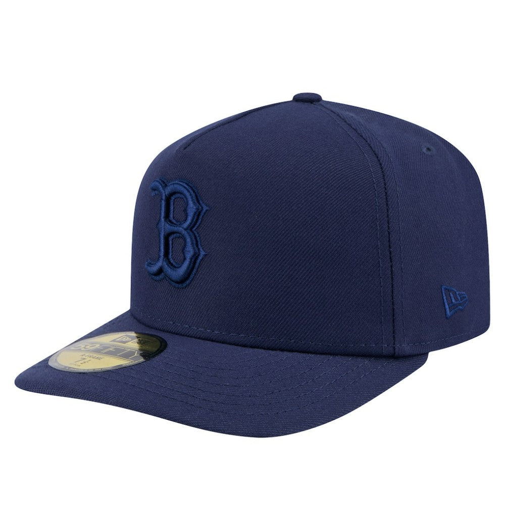Boston Red Sox New Era Color Pack A-Frame 59FIFTY Fitted Hat - Navy Hats