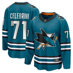 Macklin Celebrini San Jose Sharks Fanatics Home Breakaway Jersey – Teal | US 201925491