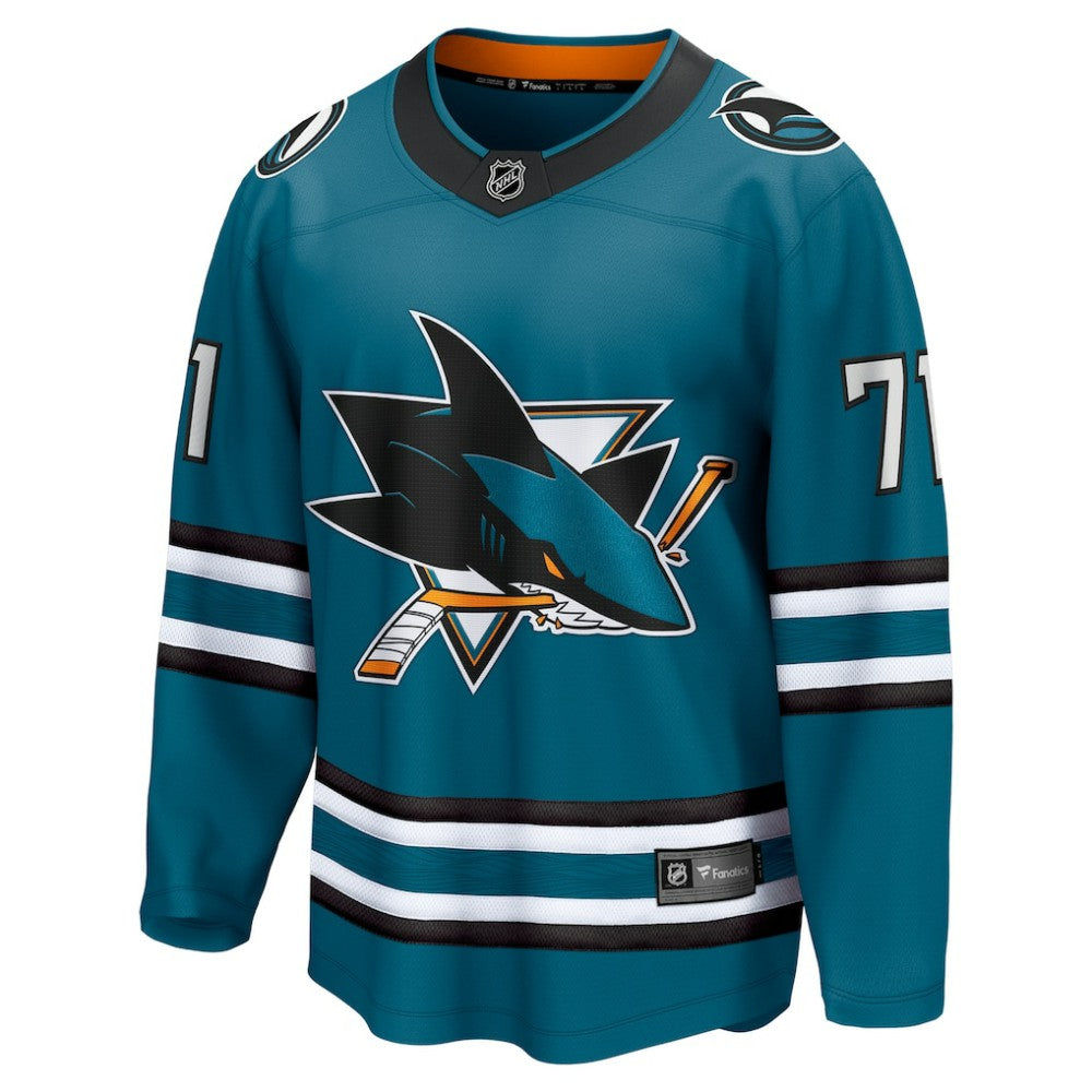 Macklin Celebrini San Jose Sharks Fanatics Home Breakaway Jersey – Teal | US 201925491