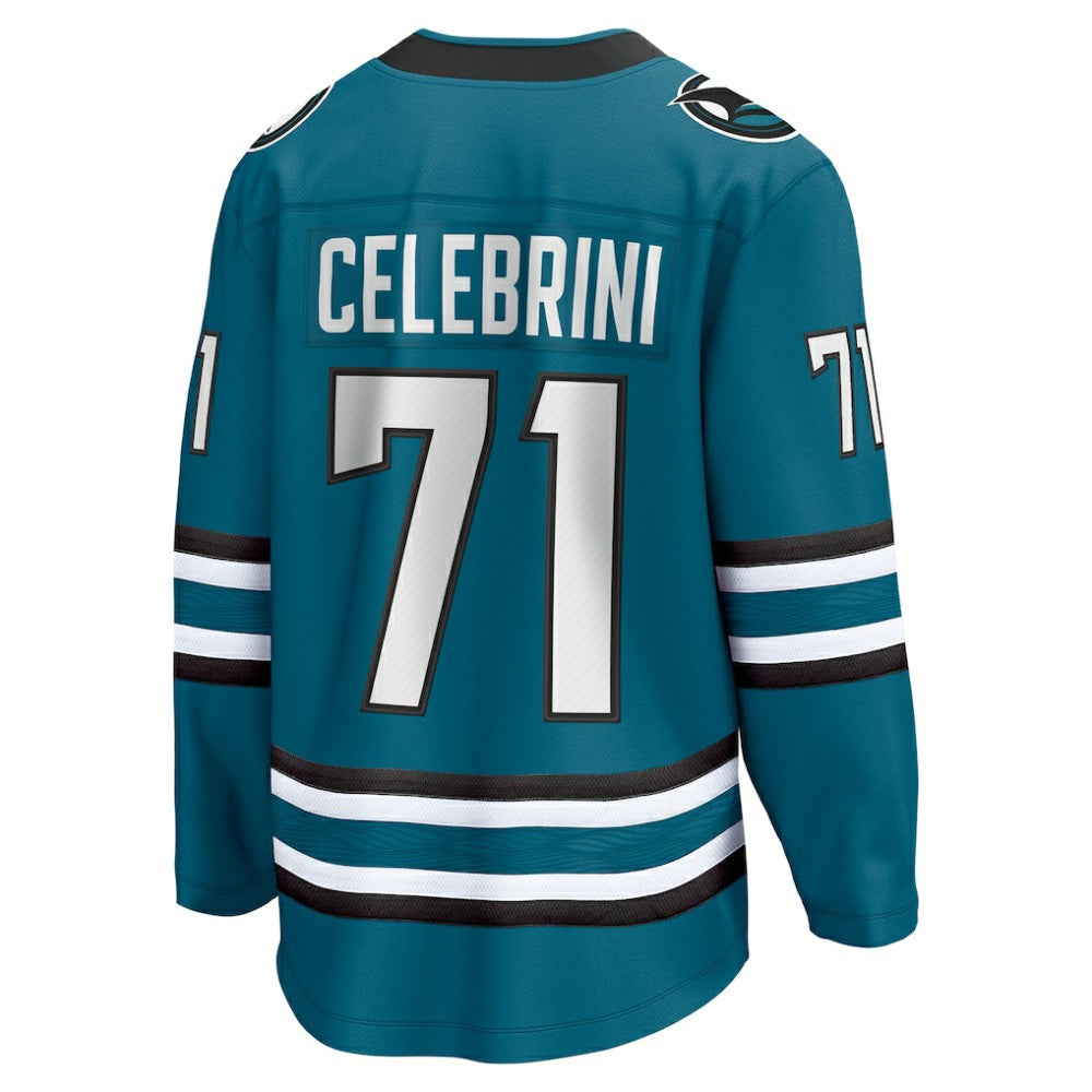 Macklin Celebrini San Jose Sharks Fanatics Home Breakaway Jersey – Teal | US 201925491