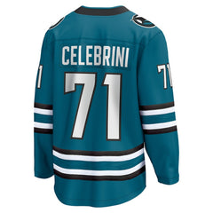 Macklin Celebrini San Jose Sharks Fanatics Home Breakaway Jersey – Teal | US 201925491