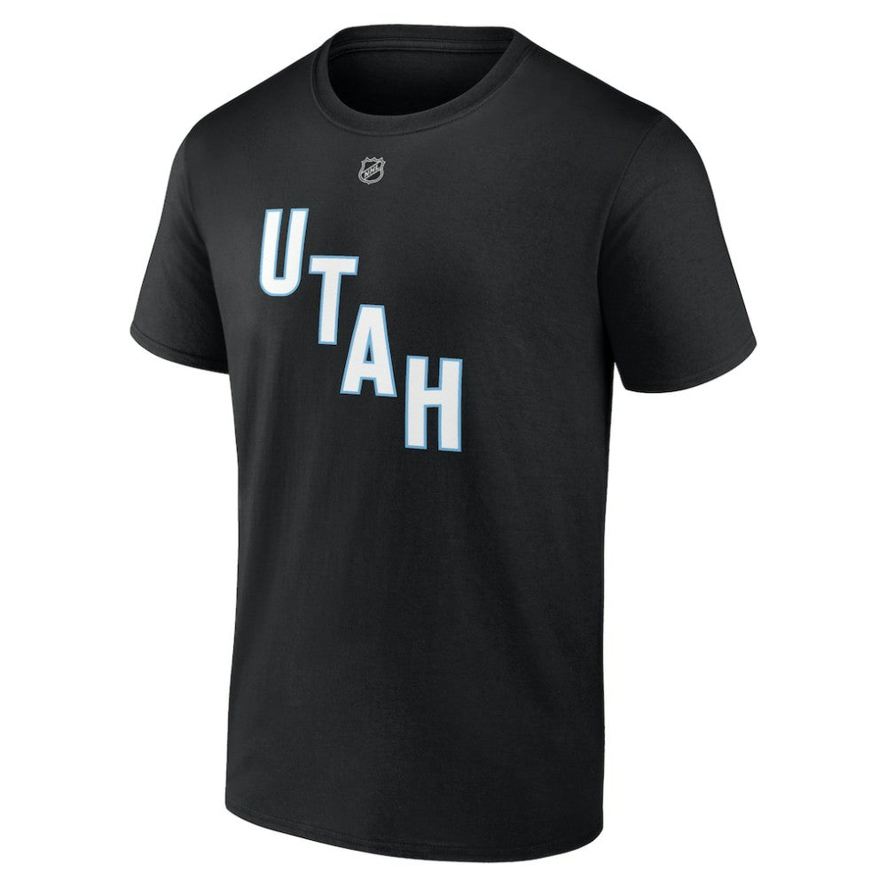 Nick Schmaltz Utah Mammoth Fanatics Authentic Stack Name & Number T-Shirt - Black | US 201926618