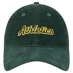 Athletics New Era Women's Corduroy 9TWENTY Adjustable Hat - Green Hats
