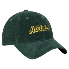 Athletics New Era Women's Corduroy 9TWENTY Adjustable Hat - Green Hats