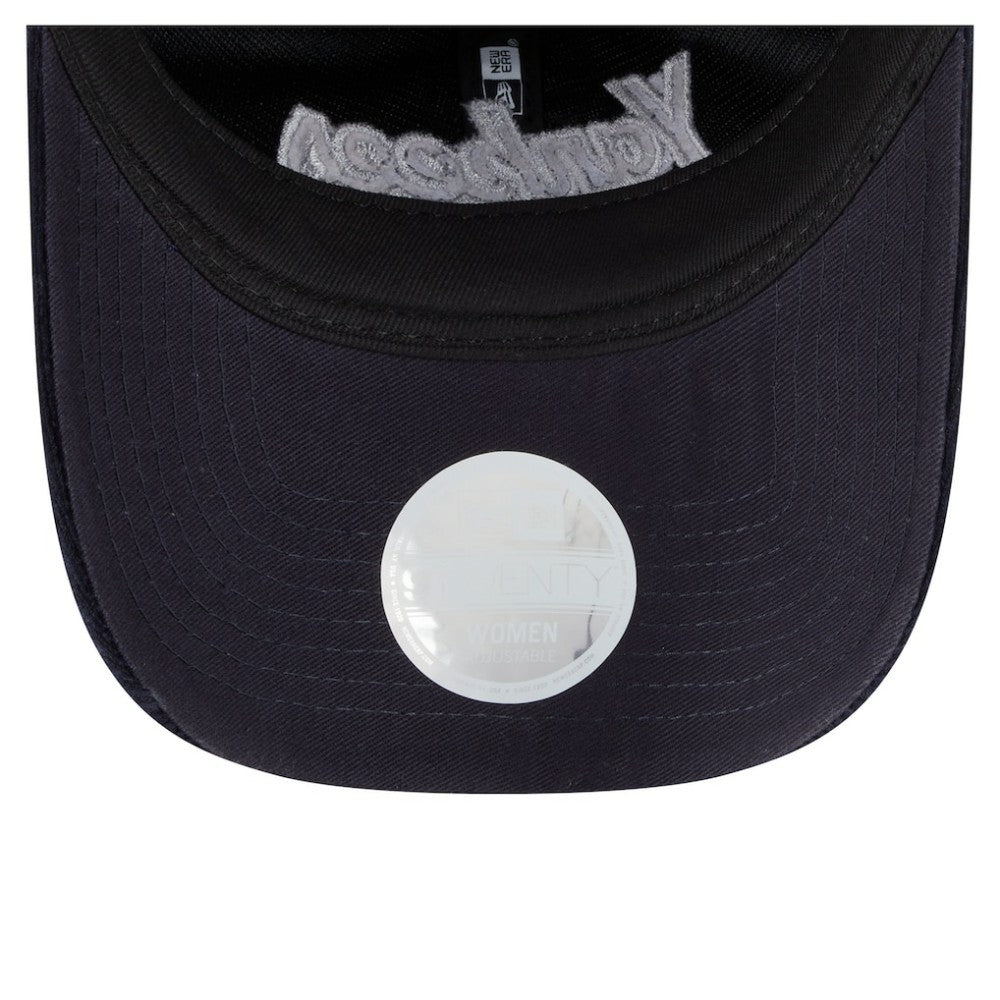 New York Yankees New Era Women's Corduroy 9TWENTY Adjustable Hat - Navy Hats