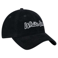 Chicago White Sox New Era Women's Corduroy 9TWENTY Adjustable Hat - Black Hats