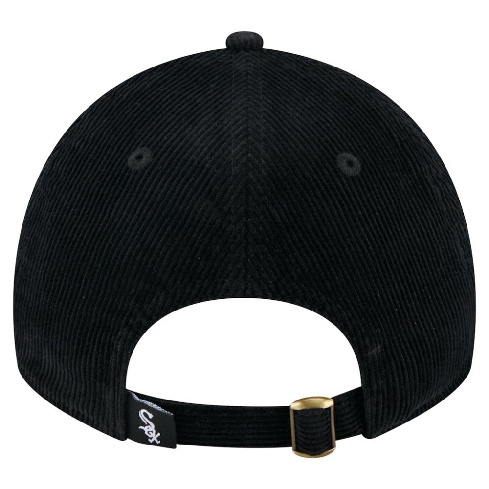 Chicago White Sox New Era Women's Corduroy 9TWENTY Adjustable Hat - Black Hats