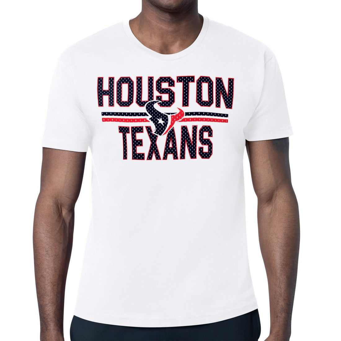 Houston Texans Starter Mesh Look T-Shirt - White T-shirts