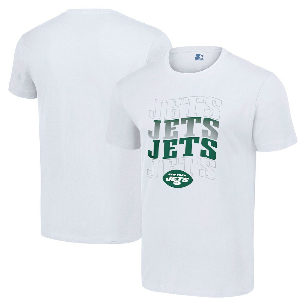 New York Jets Starter Four Name T-Shirt - White T-shirts