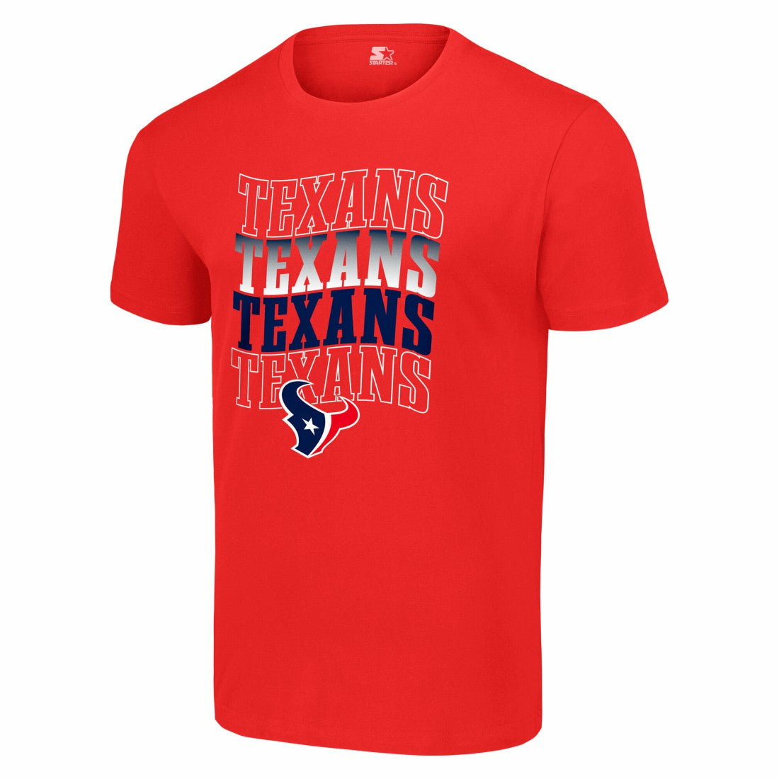 Houston Texans Starter Four Name T-Shirt - Red T-shirts