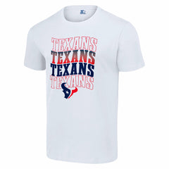 Houston Texans Starter Four Name T-Shirt - White T-shirts