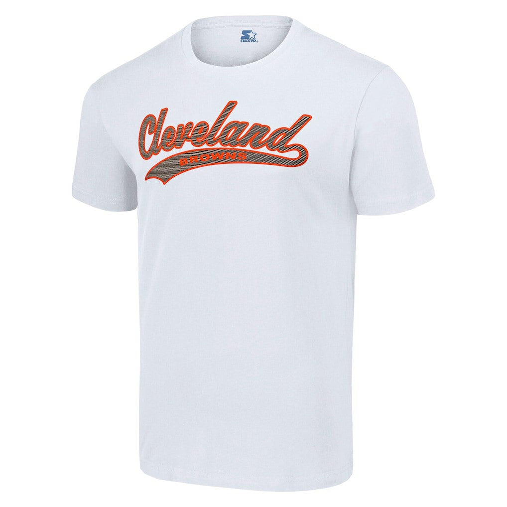 Cleveland Browns Starter City Tailsweep T-Shirt - White T-shirts