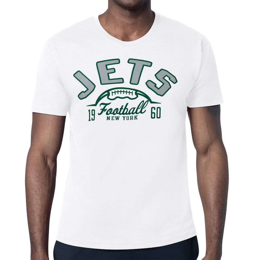 New York Jets Starter Half Ball Logo T-Shirt - White T-shirts