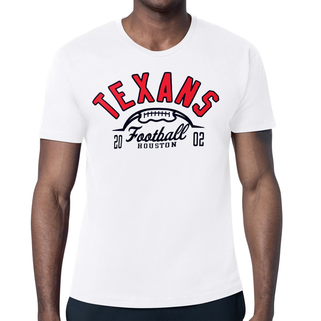 Houston Texans Starter Half Ball Logo T-Shirt - White T-shirts