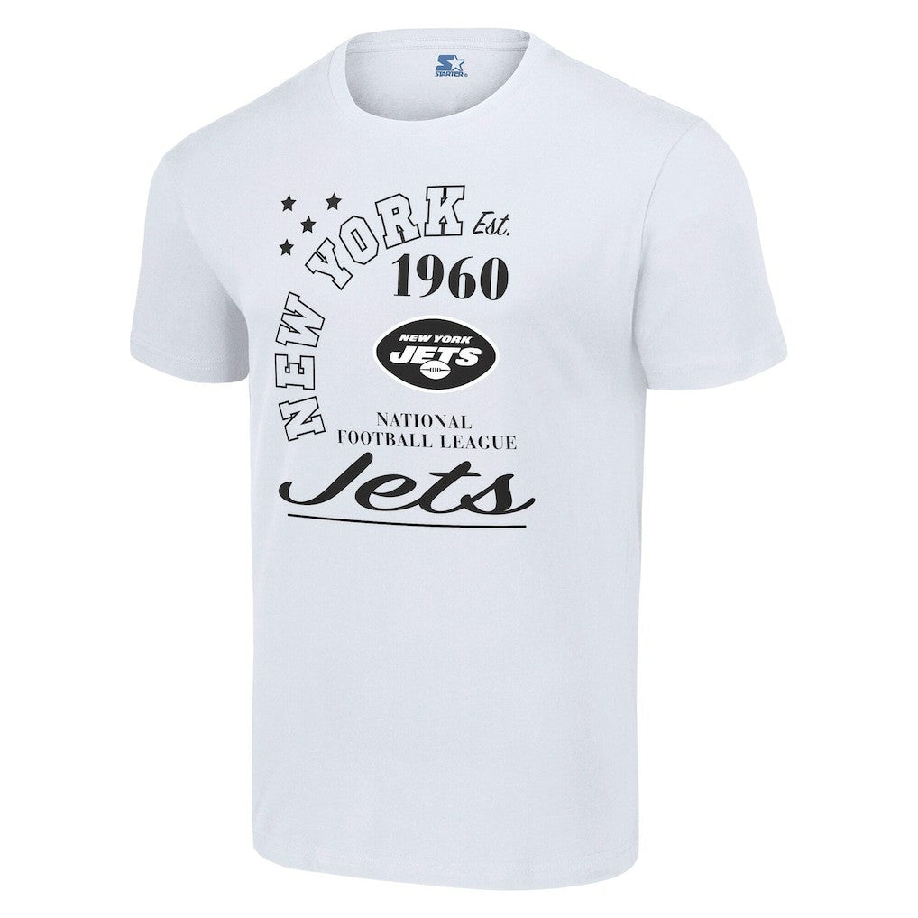 New York Jets Starter Arch City T-Shirt - White T-shirts