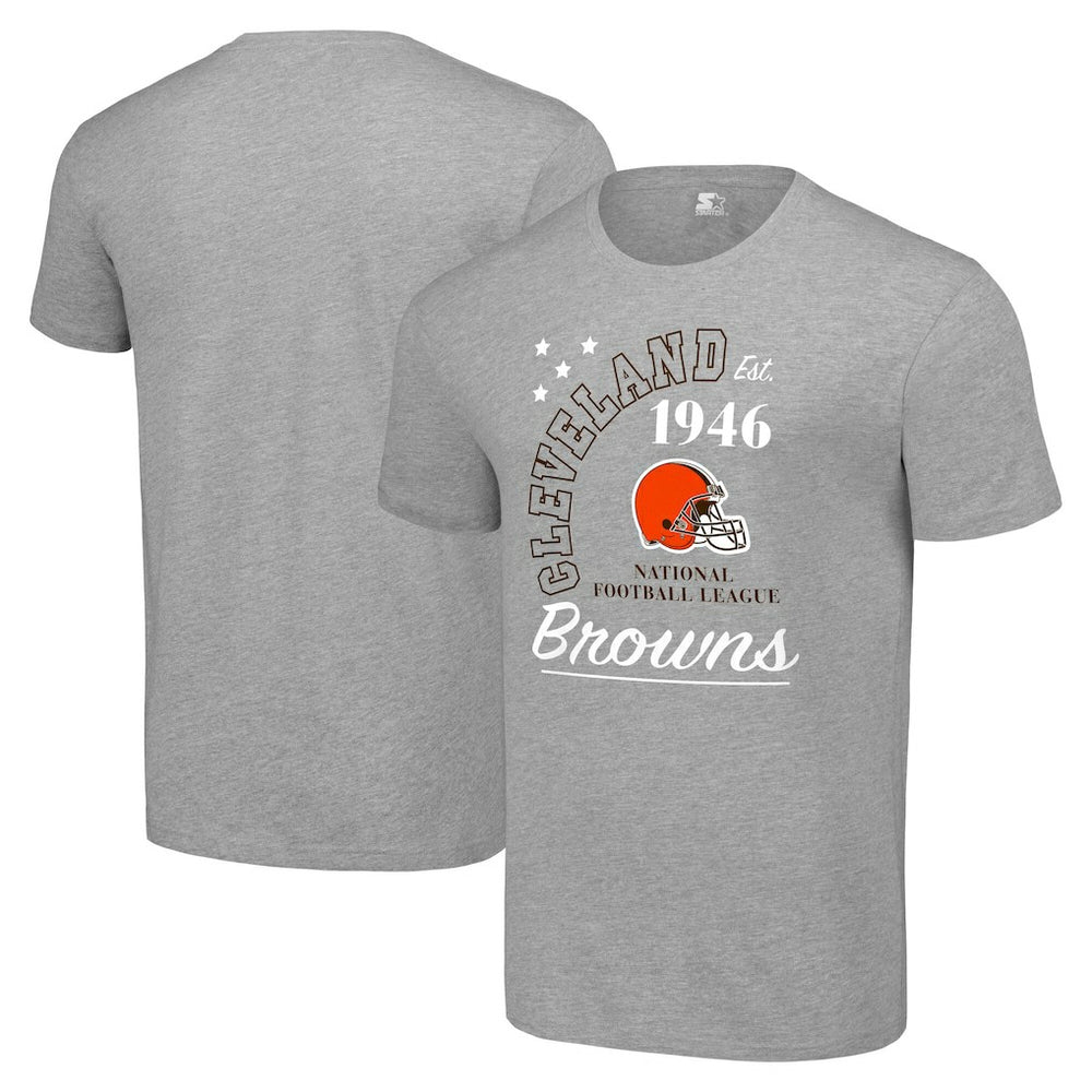Cleveland Browns Starter Arch City T-Shirt - Heather Gray T-shirts