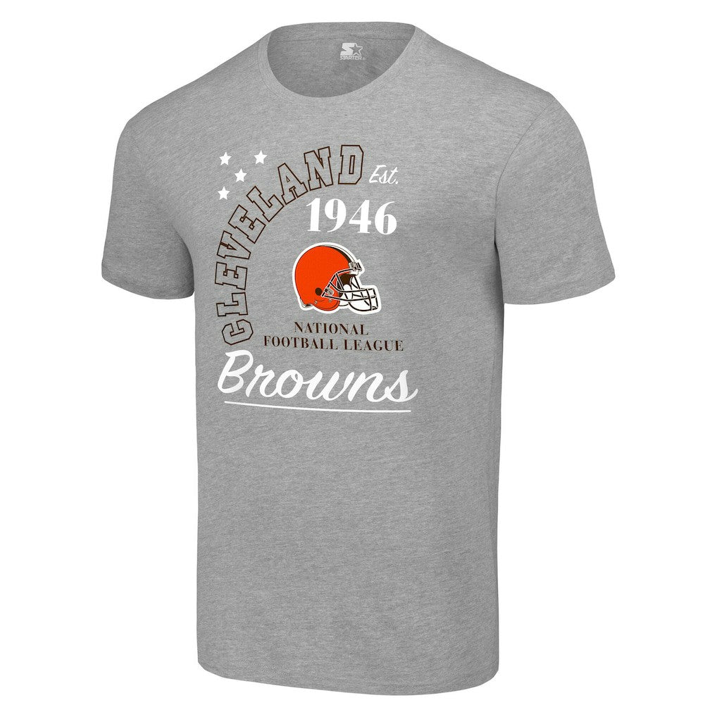 Cleveland Browns Starter Arch City T-Shirt - Heather Gray T-shirts