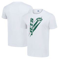 New York Jets Starter Color Scratch T-Shirt - White T-shirts