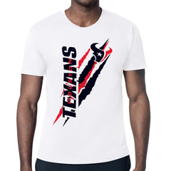 Houston Texans Starter Color Scratch T-Shirt - White T-shirts