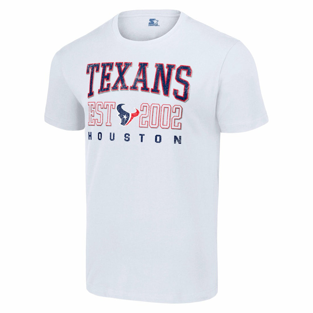 Houston Texans Starter Distressed Graphic T-Shirt - White T-shirts