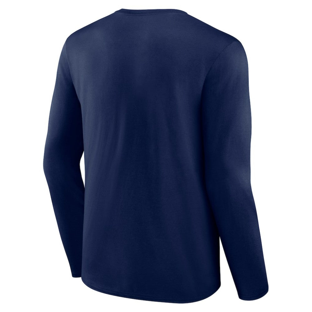Atlanta Braves Fastball Long Sleeve T-Shirt - Navy T-shirts