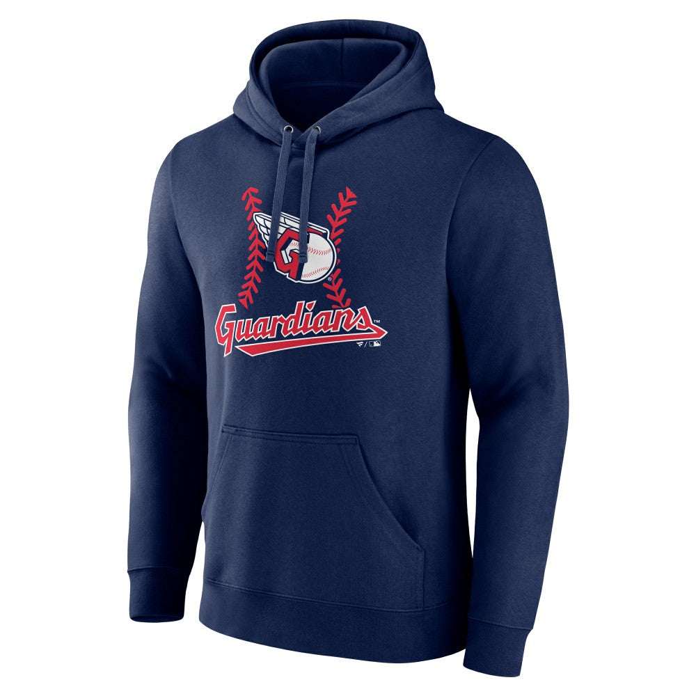 Cleveland Guardians Fastball Pullover Hoodie - Navy Hoodies