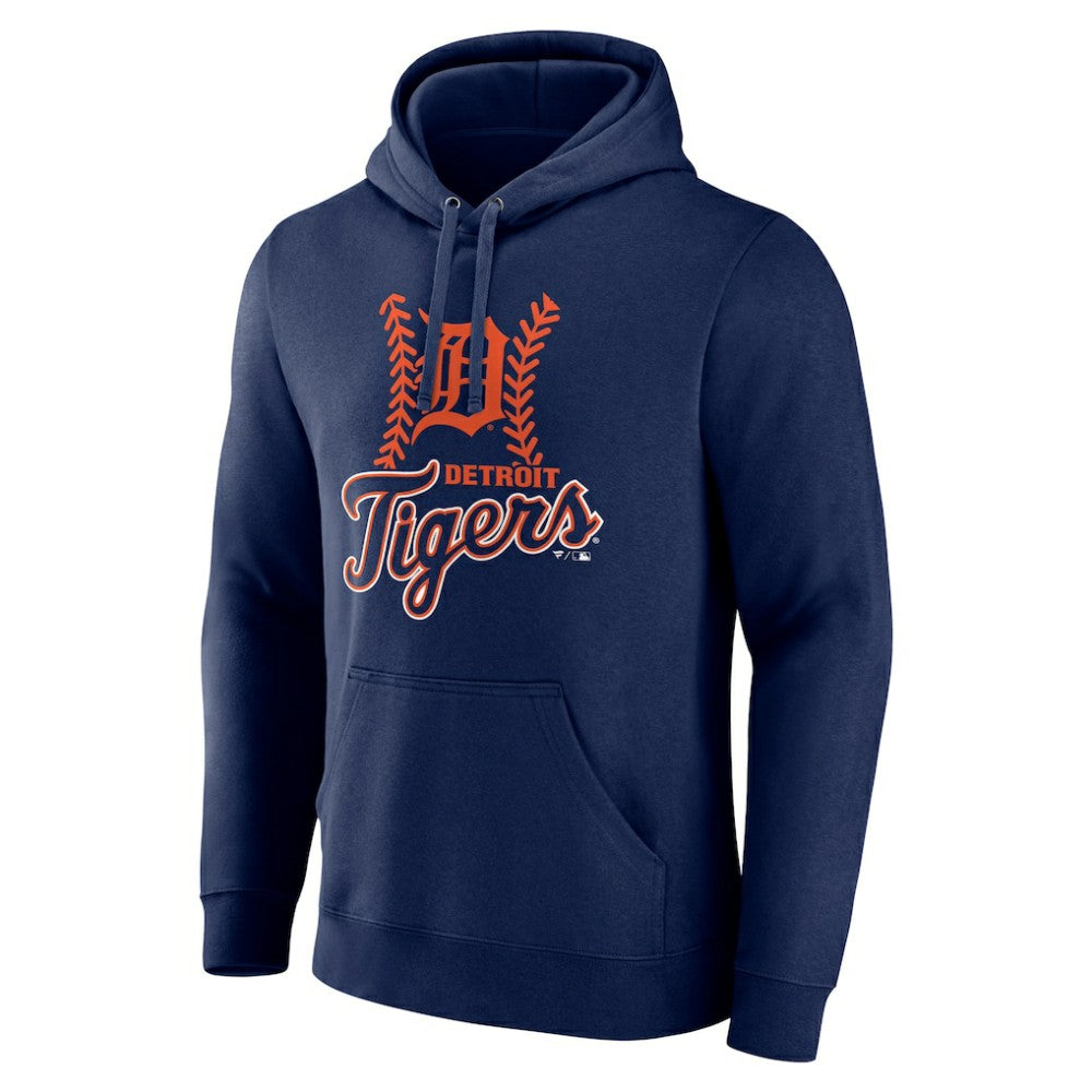 Detroit Tigers Fastball Pullover Hoodie - Navy Hoodies