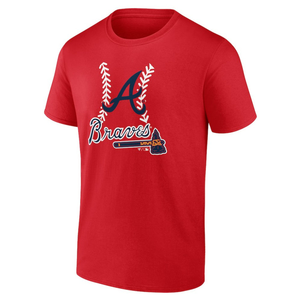 Atlanta Braves Fastball T-Shirt - Red T-shirts