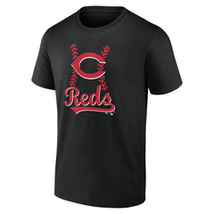 Cincinnati Reds Fastball T-Shirt - Black T-shirts