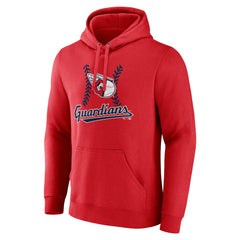 Cleveland Guardians Fastball Pullover Hoodie - Red Hoodies