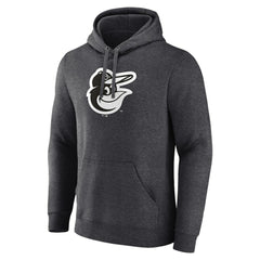 Baltimore Orioles Monochrome Pullover Hoodie - Charcoal Hoodies