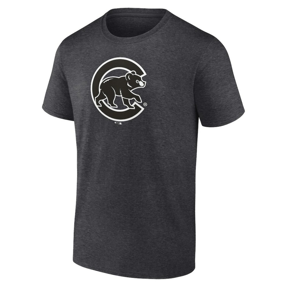 Chicago Cubs Monochrome T-Shirt - Charcoal T-shirts