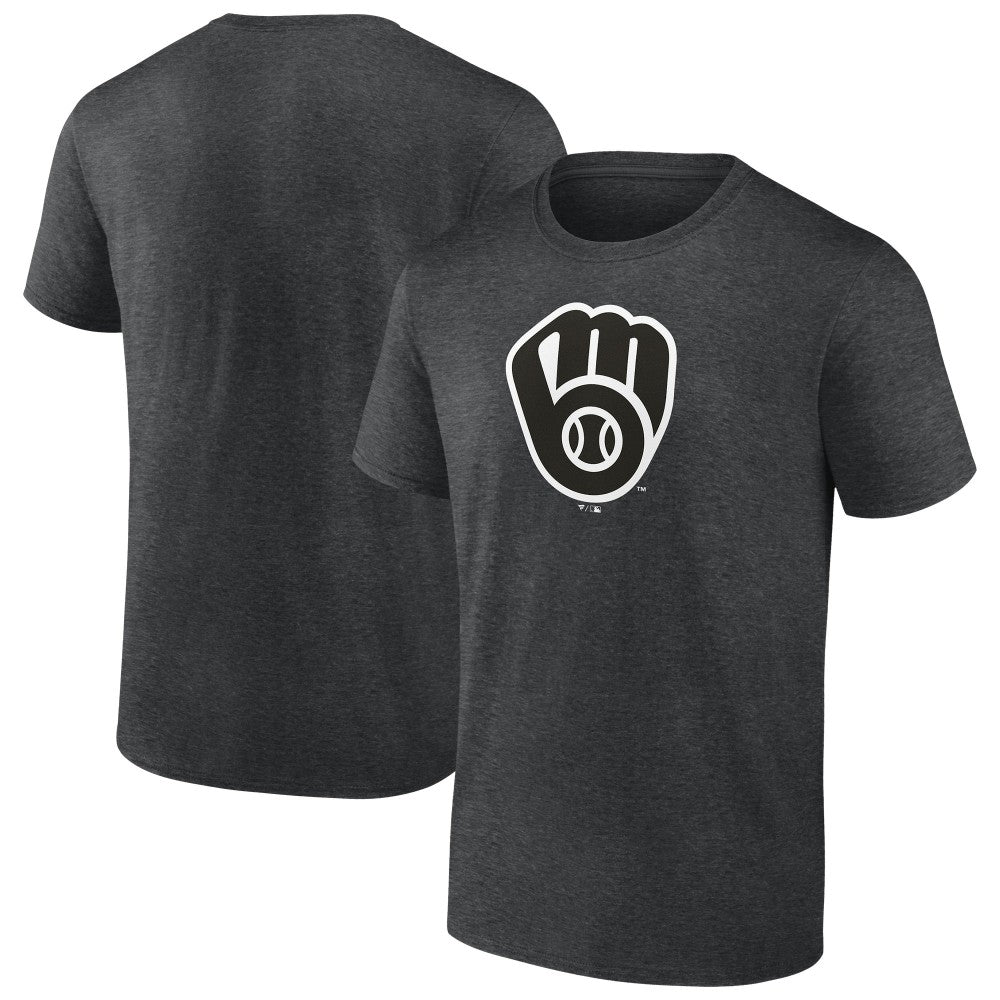 Milwaukee Brewers Monochrome T-Shirt - Charcoal T-shirts