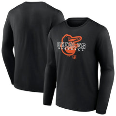 Baltimore Orioles Stellar Long Sleeve T-Shirt - Black T-shirts