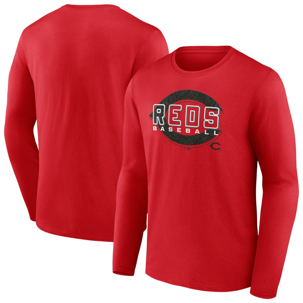 Cincinnati Reds Stellar Long Sleeve T-Shirt - Red T-shirts