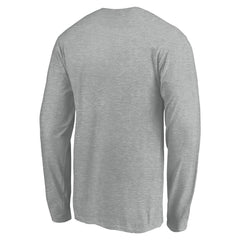 Cincinnati Reds Evanston Stencil Long Sleeve T-Shirt - Gray T-shirts