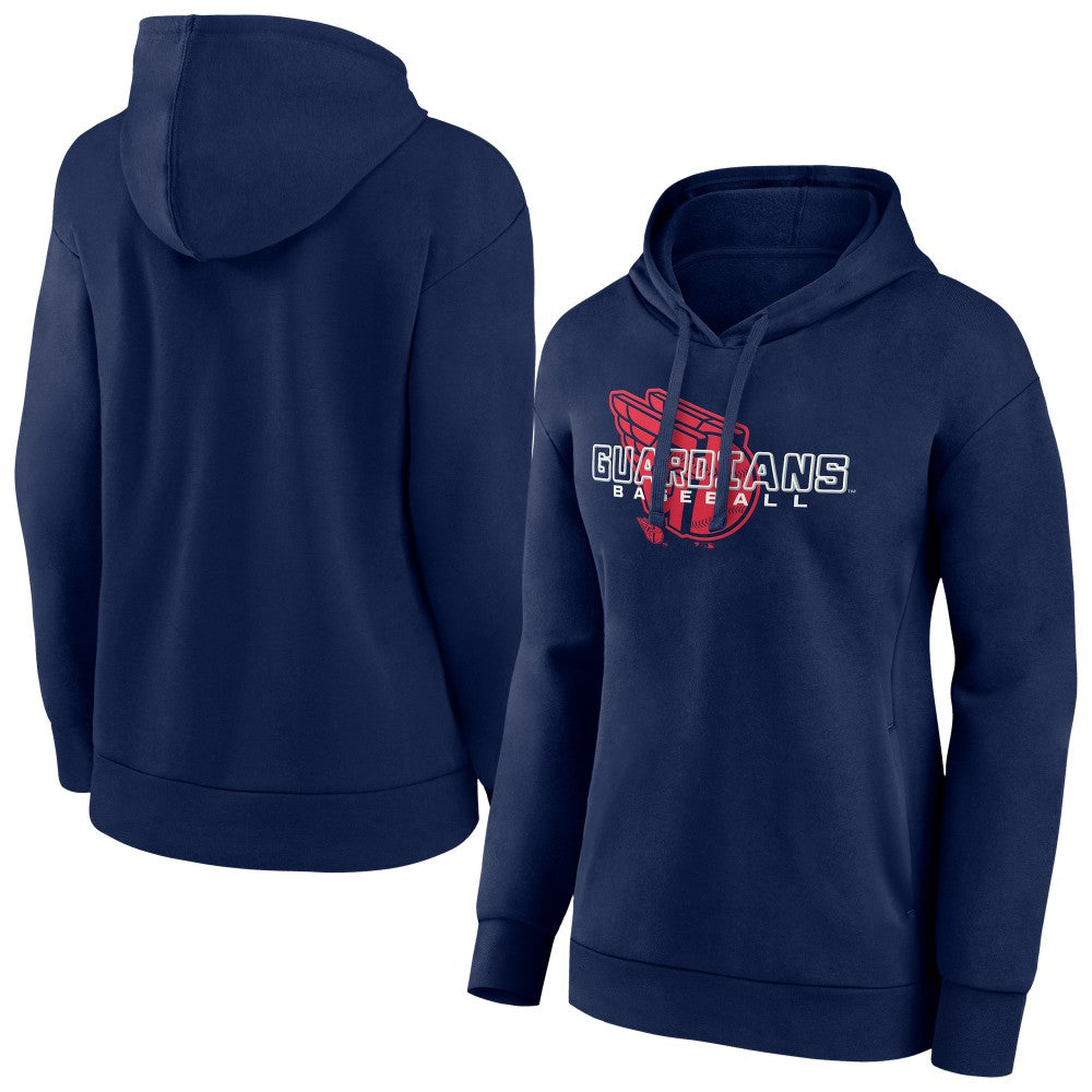Cleveland Guardians Women's Stellar Pullover Hoodie - Navy Hoodies